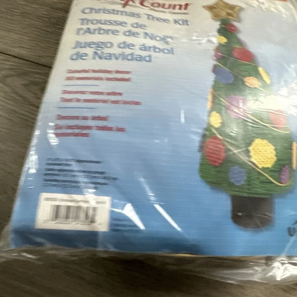 Quick Count Christmas Tree Kit Unisex OS Green New Plastic Canvas DIY 3057353